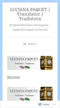 Mobile Screenshot of lucianapaquet.com